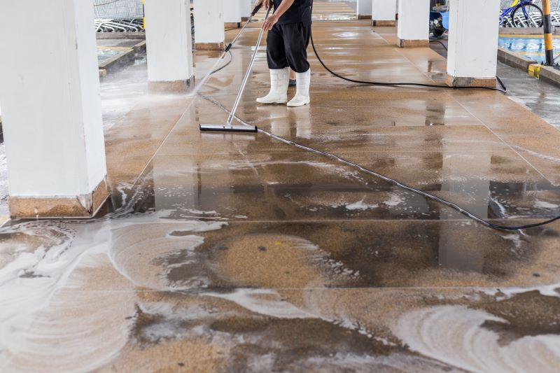 como limpar piso pós obra